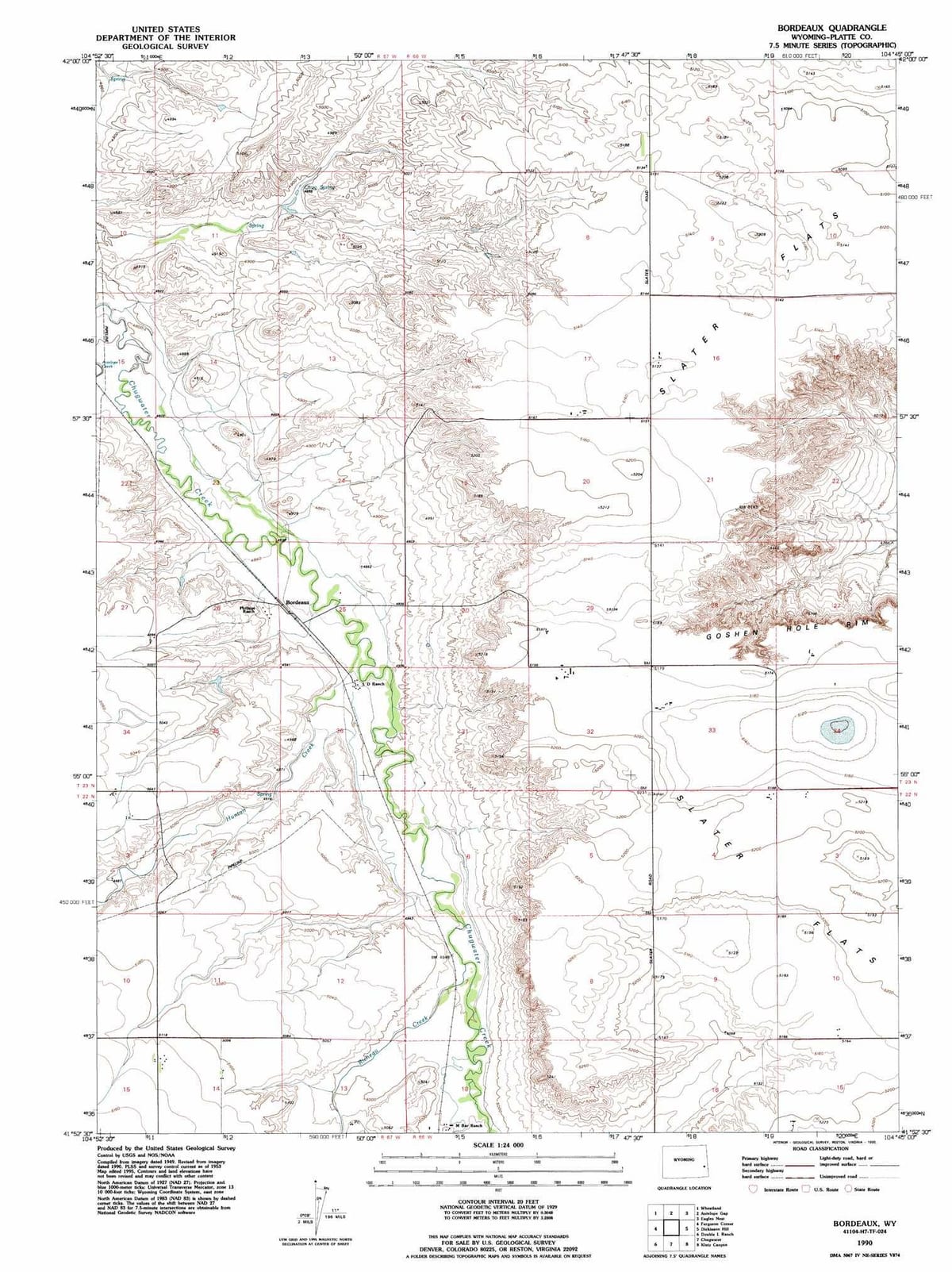 la carte de Bordeaux topographiques 