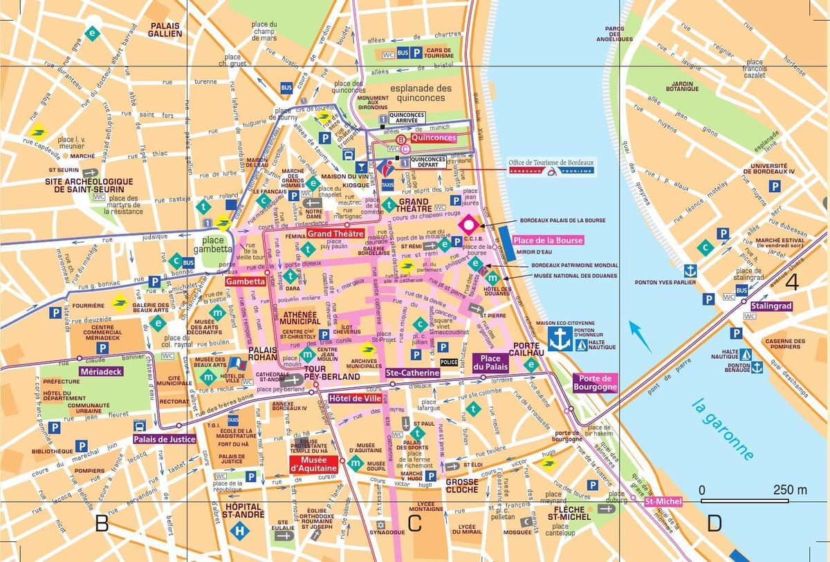 Bordeaux maps
