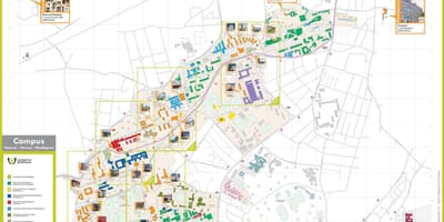 La carte de Bordeaux école