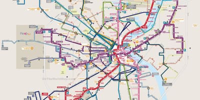 La carte de Bordeaux transit